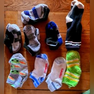 9 pair of play socks